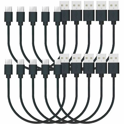 4XEM 4XUSBAUSBC30CMB10PK 10-Pack 1' USB-A to USB-C Power Delivery Cables