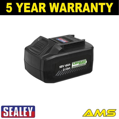 Sealey Power Tool Battery 18V 4Ah for CP650LI & CP650LIHV CP650BP