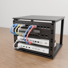 10 Zoll Rack Halterung 1HE f&uuml;r TP-Link TL-SG108E SG108PE Netgear GS308E GS108