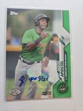 2020 Topps Pro Debut Sherten Apostel Green AUTO SP /99 AA72