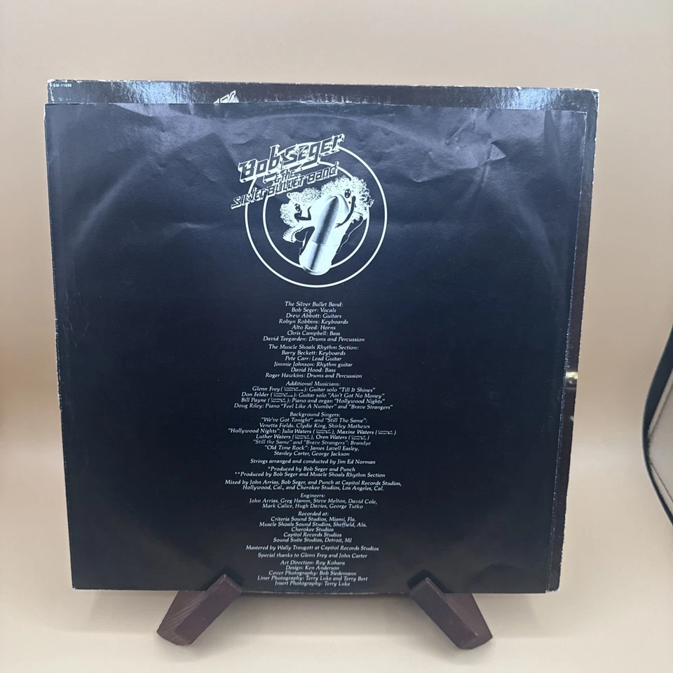 Bob Seger And The Silver Bullet Band Stranger In Town LP Vinyl Original Poster - Image 4 of 4