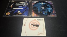 Phantasy Star Online+Sonic 2 Demo Sega Dreamcast DC LN perfect COMPLETE!
