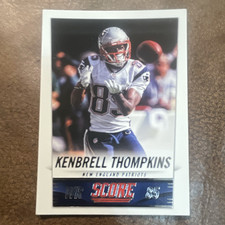 Panini Kenbrell Thompkins Rookie Football Card #85 New England Patriots NFL 2014. rookie card picture