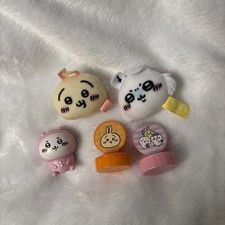 Chiikawa Collection Self Ink Stamp, Figure,  Plush Doll Toy 1.5" Set of 5 FURYU