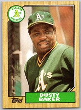 ⚾ 1987 Topps #565 Dusty Baker Oakland Athletics