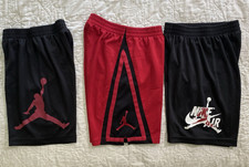 Lot of 3 - Jordan Boys Athletic Shorts, Medium 10-12 yrs Jumpman