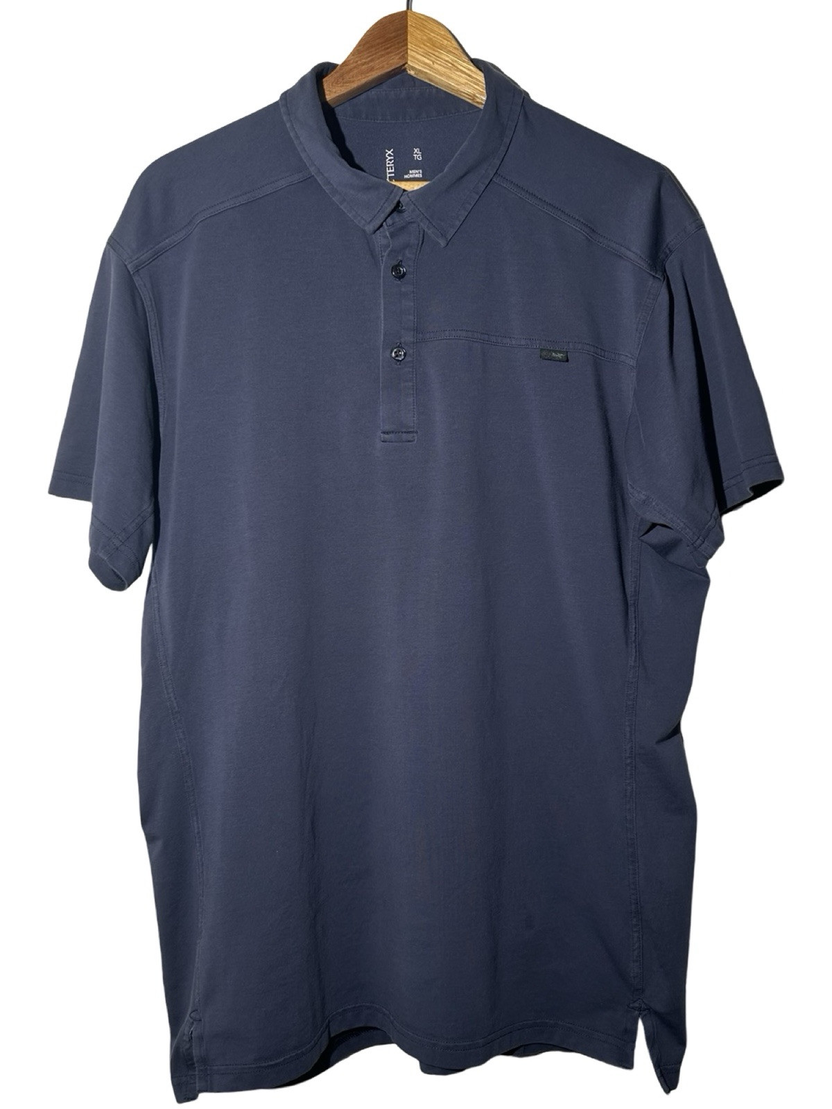 ARC'TERYX Polo uomo ARC’TERYX prigioniera taglia XL grigia vestibilità rilassata performance elasticizzata