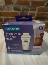 Lansinoh Breastmilk Storage Bags, 100 Count Milk Bags 6 Ounce NEW
