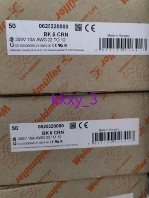 1 PCS Weidmuller Integrated 6-Circuit Terminal BK6 CRN 06225220000 NEW *pt