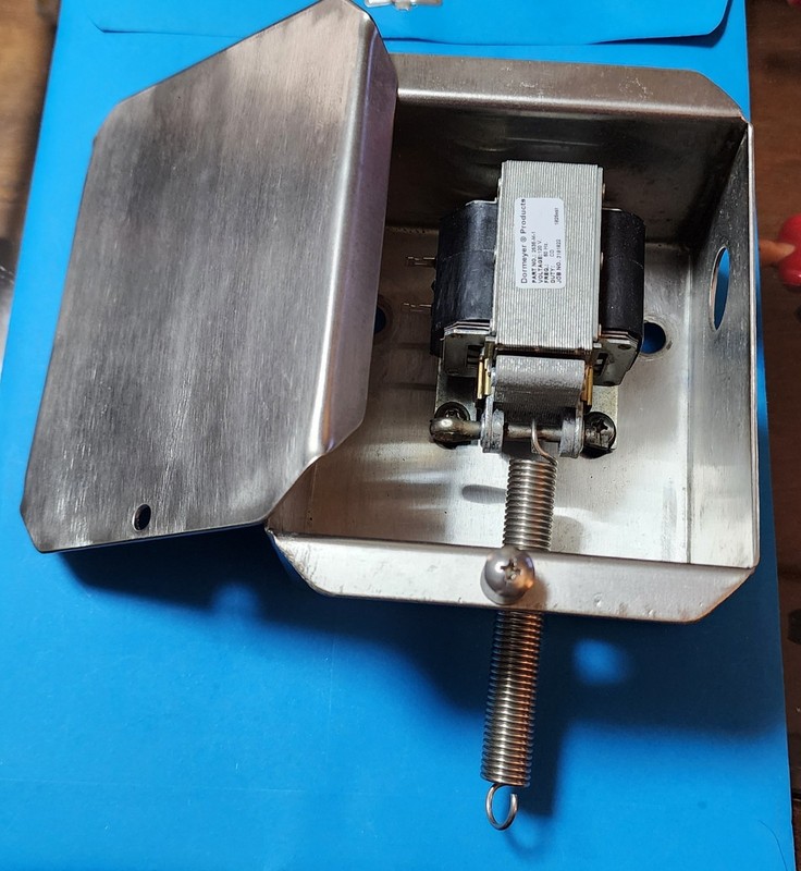 RARE STERO DISHWASHER SOLENOID DRAIN COIL  & S/S BOX   120V 4X241 P54-1091  