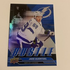 Jake Guentzel-Tampa Bay Lightning-Bustle Holo- Insert-2025-26 Upper Deck-#B-10