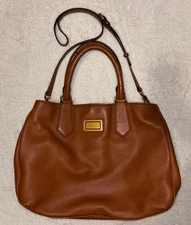 Marc by Marc Jacobs Large Tote Smoked Almond Pebbled Leather Bag