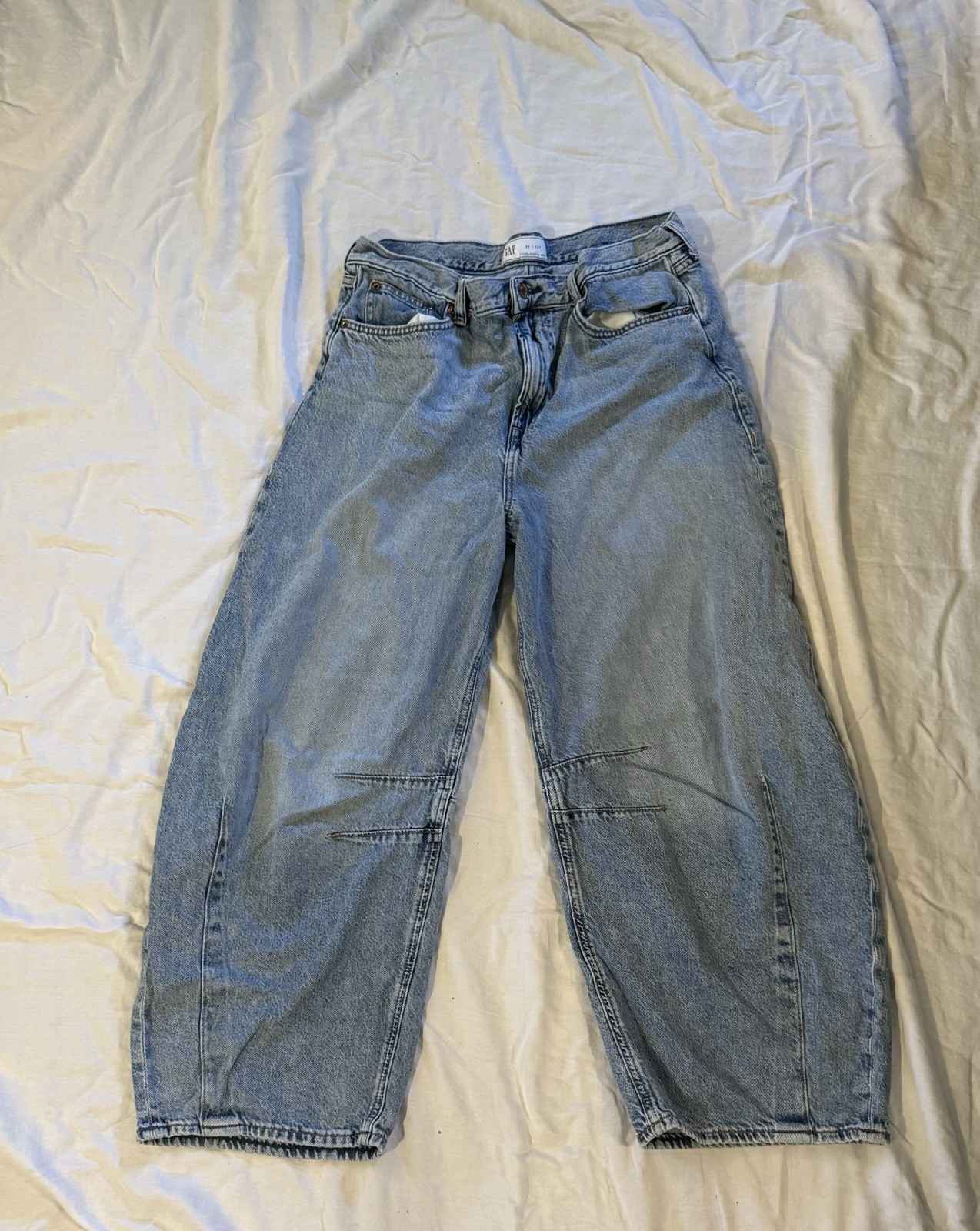 Gap Jeans Barrel Leg Womens Size 12