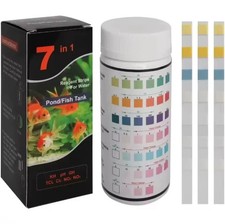 7 in 1 PH Test Fish Tank Water Tropical Aquarium Pond Water Test Strips Kit 2025