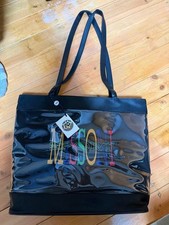 Borsa donna Missoni trasparente nera quasi inutilizzata lusso unica elegante