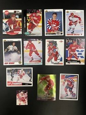 Sergei Fedorov hockey card lot 12X NHL trading cards ALL Detroit Red Wings RC Mn