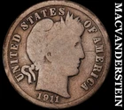 1911 Barber Dime- Silver- Scarce Better Date No Reserve #J6470