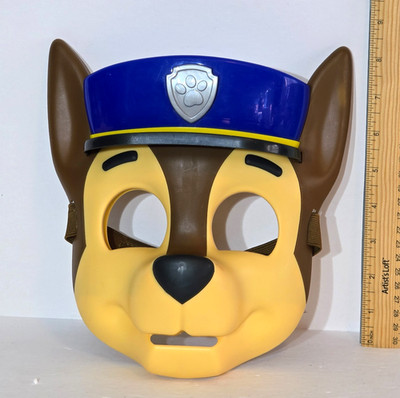 Paw Patrol Spin Master CHASE Adjustable Back Quality Play Mask Halloween Cosplay