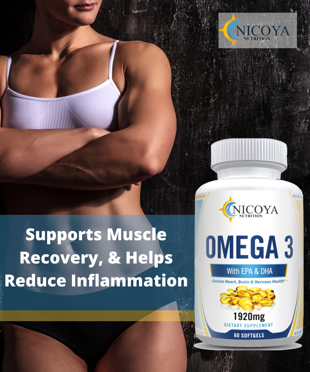 Omega 3 Fish Oil 1920mg + | With DHA & EPA for Brain, Heart & Joint Support
