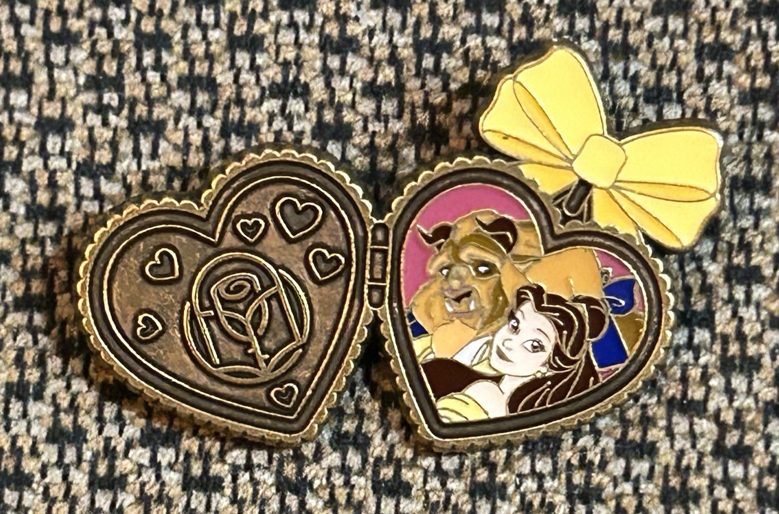 Disney Loungefly Beauty & The Beast Belle Locket Princess Royal Couples Pin