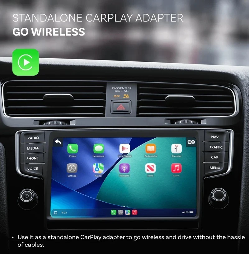 Ottocast Wireless Carplay Adapter Baby Car Camera 1080P Rear Seat Safety for Pet - Image 2 of 4
