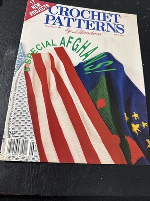 17 New Projects Crochet Patterns by HERRSCHNERS May/June 1991 Special AFGHANS!
