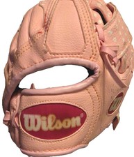 Wilson A300 Pink w Polka Dots Pink Softball/B...