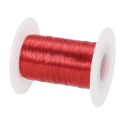 0.18mm Magnet Wire 1450ft (442m) Enameled Copper Wire 100g 155C, Red