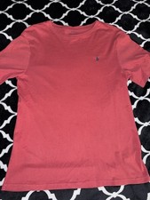 Polo Ralph Lauren Kids T-Shirt Size Large 14-16 Red Pink Youth Designer