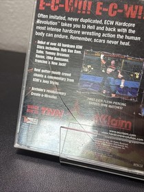ECW: Hardcore Revolution (Sega Dreamcast, 2000) CIB Tested Working See Pics