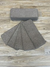 14 Soft Beige Brown Open Plan Carpet Stair Treads Pad  Pads Stair Pads (a76)