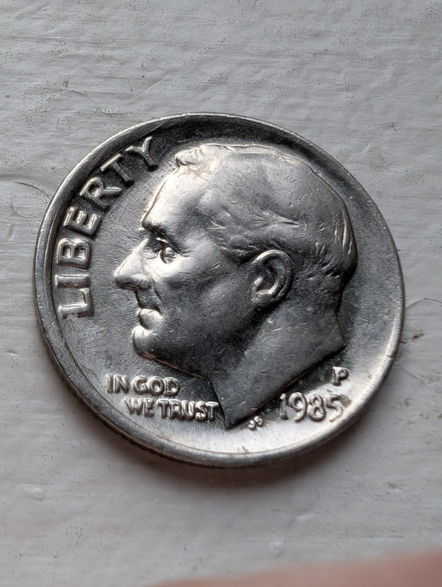 1985 P Roosevelt Dime Flip-Over Double Strike Error Coin U.S. | eBay