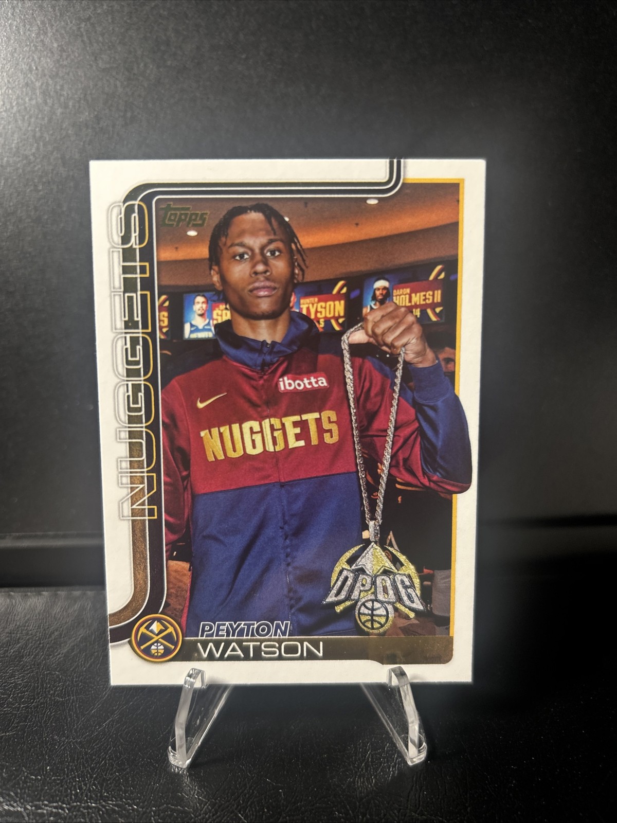 2025-26 Topps - Peyton Watson #106 Golden Mirror *SSP*