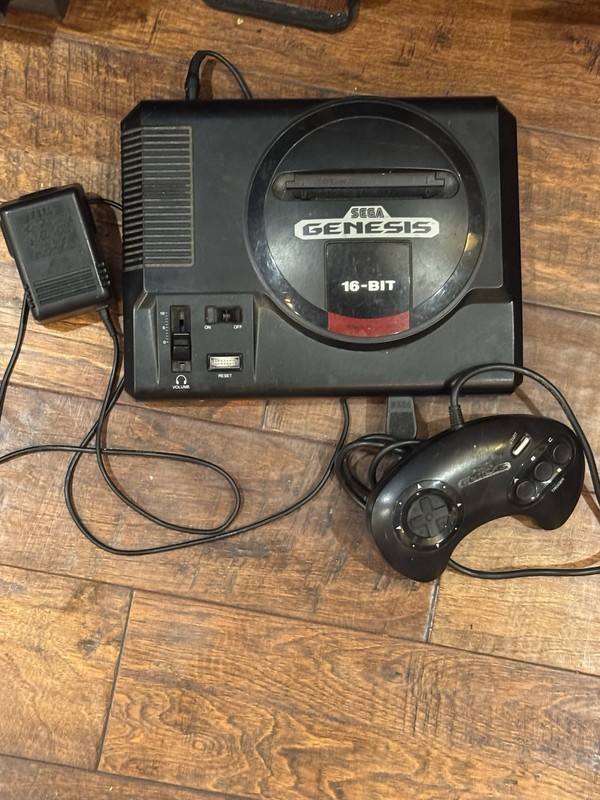 Sega Genesis Black Video Game Console, 1 Controller, power cable
