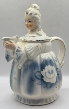 Vintage Ceramic Musical LIPPER & MANN Victorian Lady Japan - Tea for 2