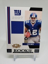 2007 Donruss Threads Card #RCM-18 Steve Smith NY Giants Rookie 486/500. rookie card picture