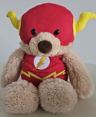 Gund THE FLASH Blaze Super Hero Teddy Bear 12'' Plush DC Comics Stuffed Animal 