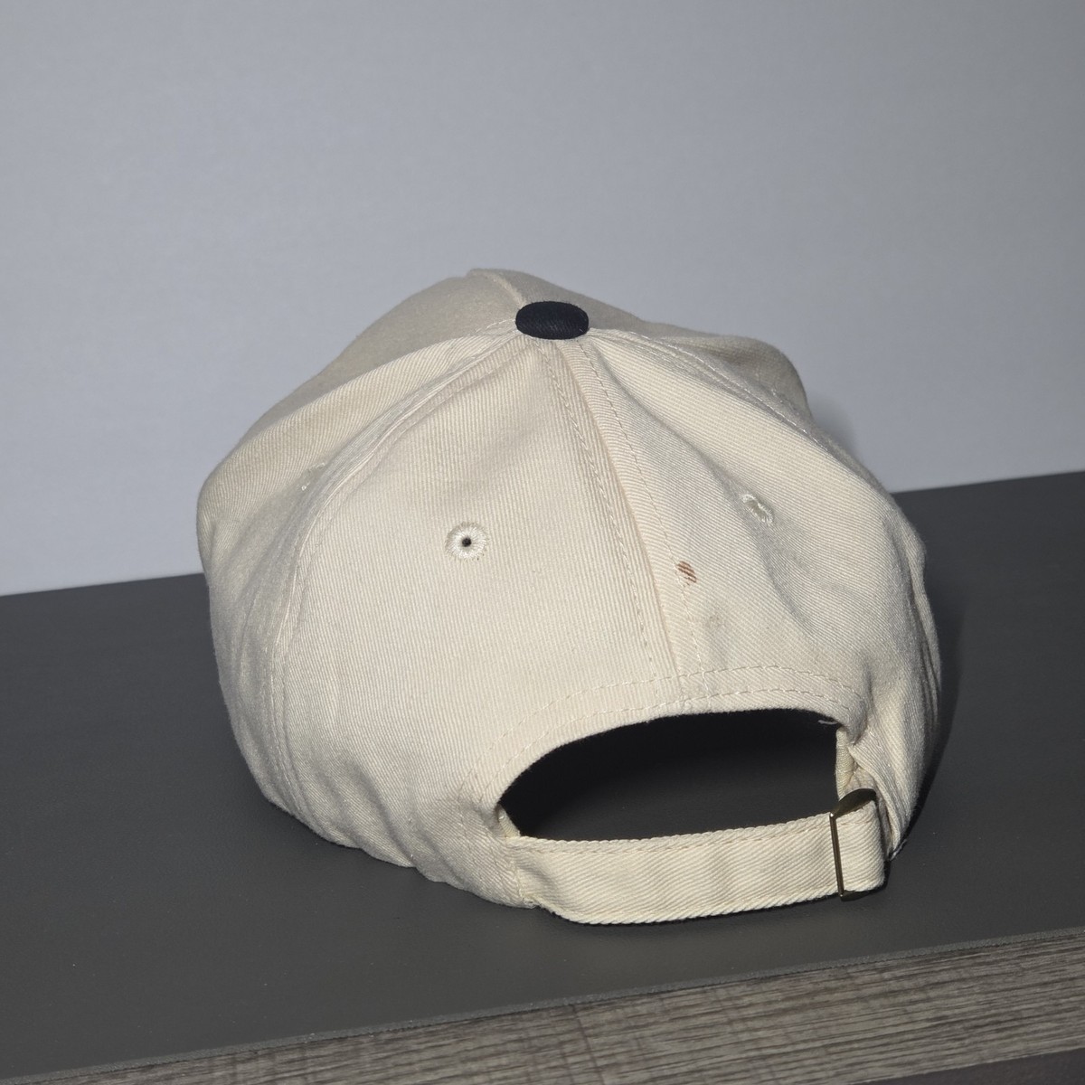 DadGang Designed By Dads Adjustable Baseball Hat Cap Adult White Black EST MMXXI View 4