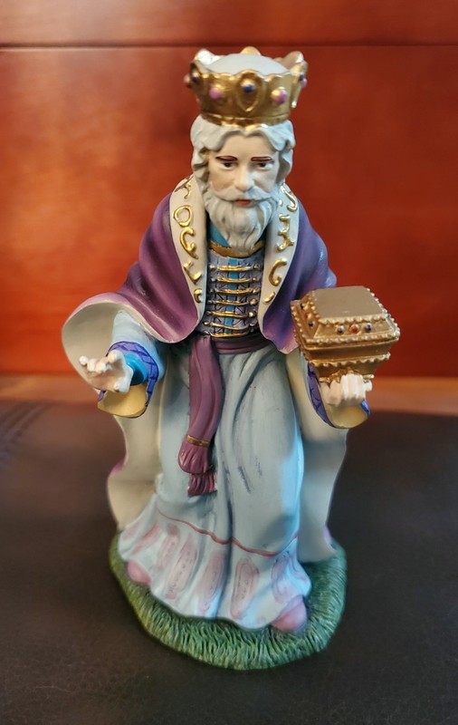  Hawthorne Village Thomas Kinkade Nativity Scene “King Gaspar” Figurine 5"