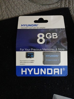 8 GB Micro SD Card With Adapter