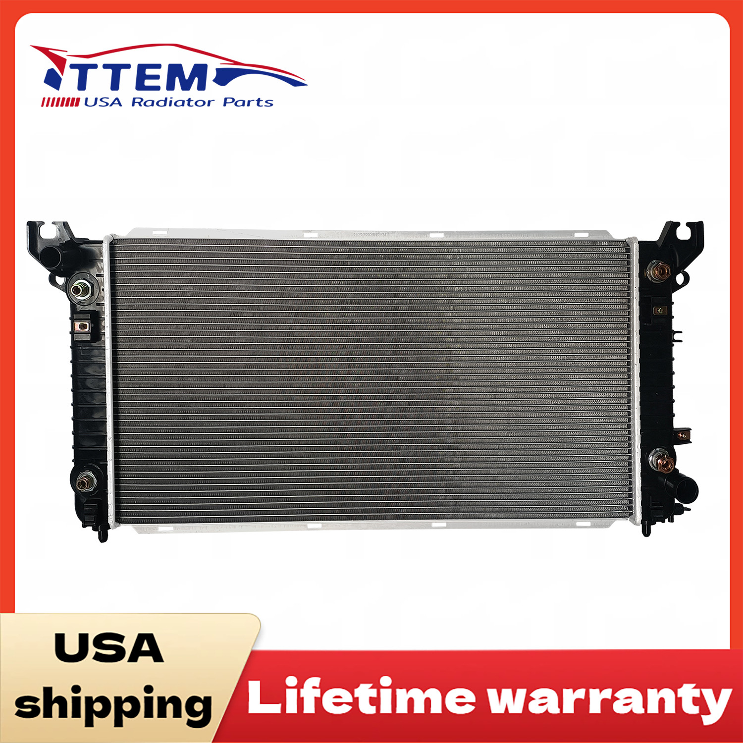 Aluminum Radiator For 2014-2018 Chevrolet Silverado 1500 2015-2018 GMC Yukon XL