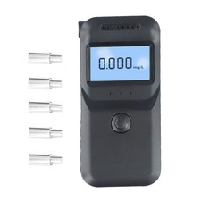 Compact Portable Alcohol Tester Breathalyzer LCD Display and Alarm Function