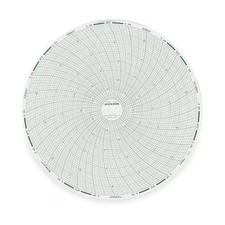 Dickson C448 Chart, 8 In, -20 To 20 F/C, 7 Day, Pk60