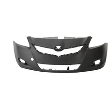 Front Bumper Cover For 2007-2012 Toyota Yaris Sedan With Fog Lamp Holes Primed