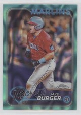 2024 Topps Chrome Aqua Lava Refractor 15/199 Jake Burger #108 6fs