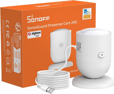 SONOFF SNZB-06P24 Zigbee Human Presence Motion Sensor, 24GHz mmWave Light Sensor