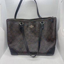 Coach F58292 City Zip Tote in Signature - Imitation Gold/Brown