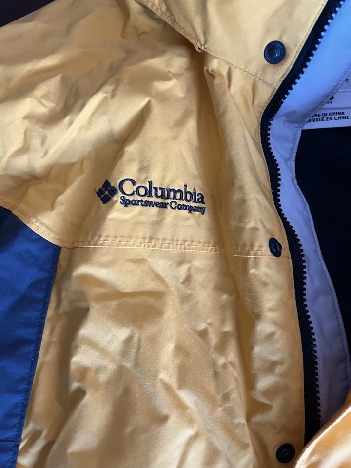 Winter Coat - Columbia Yellow Gray Omni-Heat Waterproof Size L - Image 3 of 4