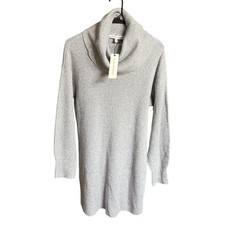 Cupcakes And Cashmere Kiara Grey Turtleneck Sweater Dress Women's Medium L145312