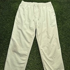 Vuori Drawstring Jogger Pants Mens Large L Casual Light Beige Pockets